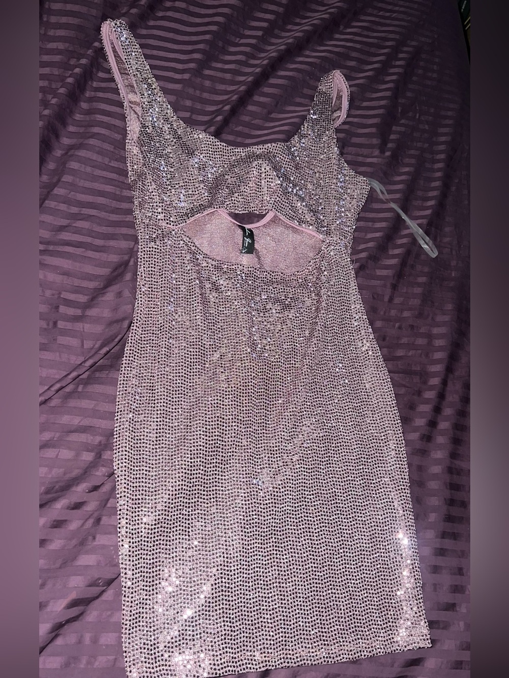 Sparkling Pink Sequin Bodycon Dress